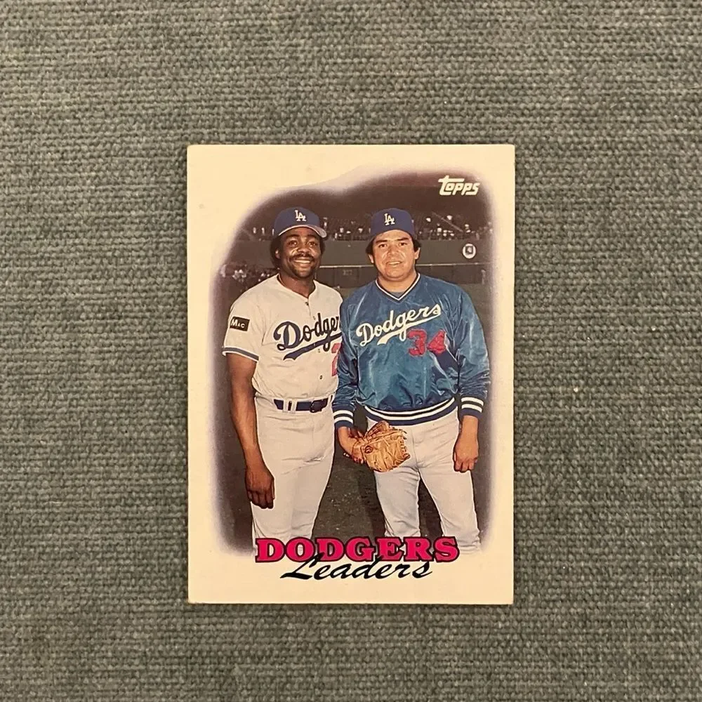 1988 Topps Los Angeles Dodgers Baseball Card Trading Card